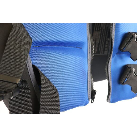 O'Brien Men's V-Back Neoprene Life Vest - Adult XL Black / Blue - Picture 6 of 8